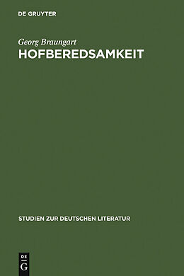 E-Book (pdf) Hofberedsamkeit von Georg Braungart