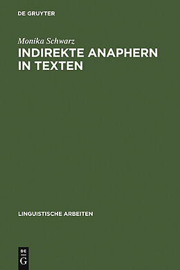 E-Book (pdf) Indirekte Anaphern in Texten von Monika Schwarz