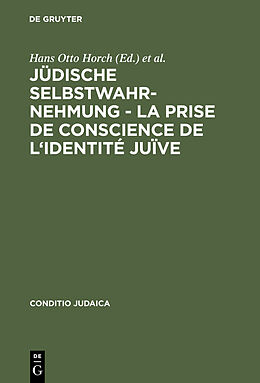 E-Book (pdf) Jüdische Selbstwahrnehmung - La prise de conscience de l'identité juïve von 