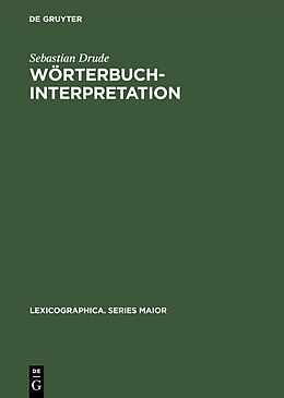 E-Book (pdf) Wörterbuchinterpretation von Sebastian Drude