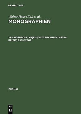 E-Book (pdf) Monographien / Dudenrode, Kr[eis] Witzenhausen, Netra, Kr[eis] Eschwege von 
