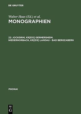 E-Book (pdf) Monographien / Jockgrim, Kr[eis] Germersheim. Niederhorbach, Kr[eis] Landau - Bad Bergzabern von 