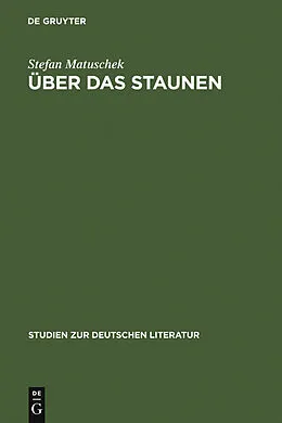 PDF Über das Staunen von Stefan Matuschek