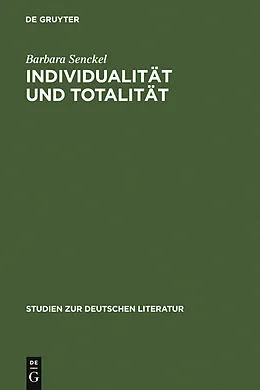 PDF Individualität und Totalität von Barbara Senckel