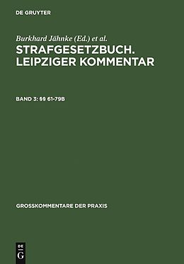 E-Book (pdf) Strafgesetzbuch. Leipziger Kommentar / §§ 61-79b von 