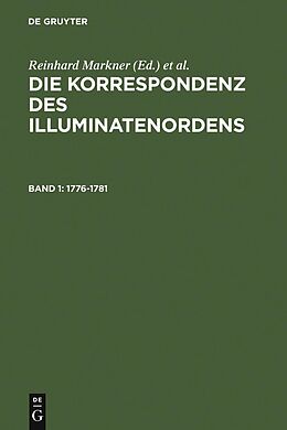 E-Book (pdf) Die Korrespondenz des Illuminatenordens / 1776-1781 von 