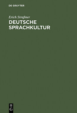 E-Book (pdf) Deutsche Sprachkultur von Erich Straßner