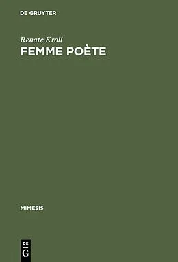 E-Book (pdf) Femme poète von Renate Kroll