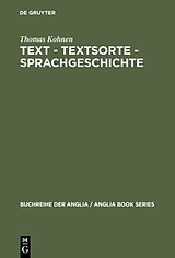 E-Book (pdf) Text  Textsorte  Sprachgeschichte von Thomas Kohnen