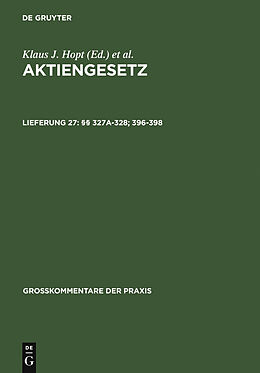 E-Book (pdf) Aktiengesetz / §§ 327a-328; 396-398 von 