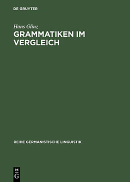 E-Book (pdf) Grammatiken im Vergleich von Hans Glinz