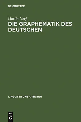 PDF Die Graphematik des Deutschen von Martin Neef