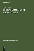 E-Book (pdf) Eigennamen und Definitheit von Afra Sturm