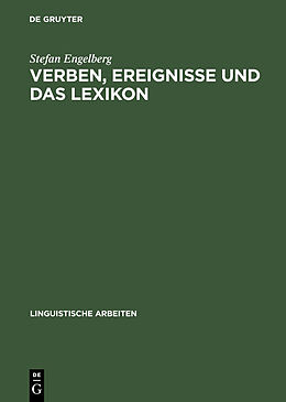 E-Book (pdf) Verben, Ereignisse und das Lexikon von Stefan Engelberg