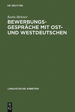 E-Book (pdf) Bewerbungsgespräche mit Ost- und Westdeutschen von Karin Birkner