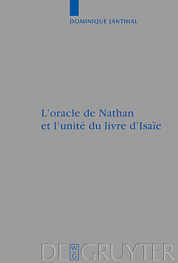 E-Book (pdf) L'oracle de Nathan et l'unité du livre d'Isaïe von Dominique Janthial
