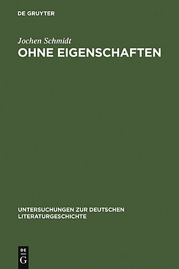 E-Book (pdf) Ohne Eigenschaften von Jochen Schmidt