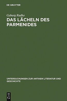 E-Book (pdf) Das Lächeln des Parmenides von Gyburg Radke