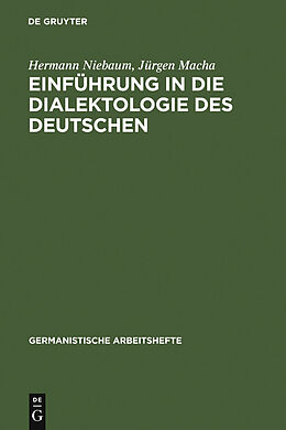 E-Book (pdf) Einführung in die Dialektologie des Deutschen von Hermann Niebaum, Jürgen Macha