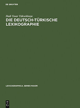 E-Book (pdf) Die deutsch-türkische Lexikographie von Hadi Yasar Yüksekkaya