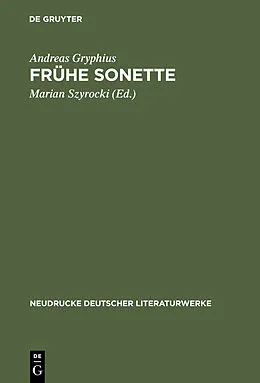 PDF Frühe Sonette von Andreas Gryphius