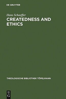 E-Book (pdf) Createdness and Ethics von Hans Schaeffer