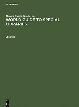 E-Book (pdf) World Guide to Special Libraries von 