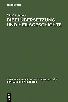 E-Book (pdf) Bibelübersetzung und Heilsgeschichte von Nigel F. Palmer