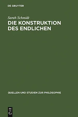 E-Book (pdf) Die Konstruktion des Endlichen von Sarah Schmidt