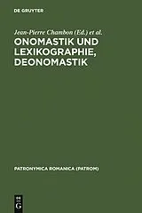E-Book (pdf) Onomastik und Lexikographie. Deonomastik von 