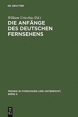 E-Book (pdf) Die Anfänge des Deutschen Fernsehens von 