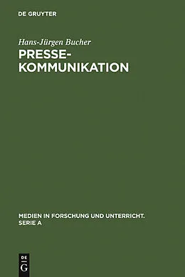 PDF Pressekommunikation von Hans-Jürgen Bucher