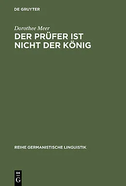 E-Book (pdf) Der Prüfer ist nicht der König von Dorothee Meer