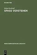 E-Book (pdf) Spaß Verstehen von Helga Kotthoff