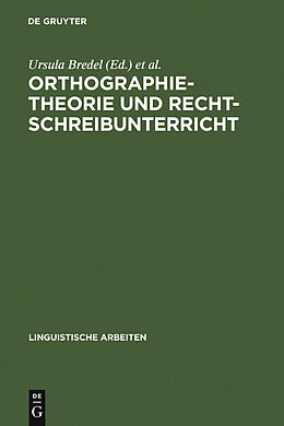 E-Book (pdf) Orthographietheorie und Rechtschreibunterricht von 