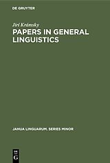 eBook (pdf) Papers in General Linguistics de Jirí Krámsky