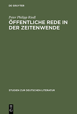 E-Book (pdf) Öffentliche Rede in der Zeitenwende von Peter Philipp Riedl