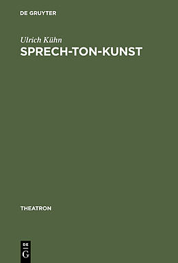 E-Book (pdf) Sprech-Ton-Kunst von Ulrich Kühn