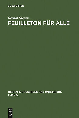 E-Book (pdf) Feuilleton für alle von Gernot Stegert