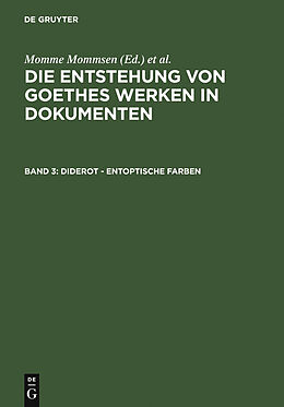 E-Book (pdf) Die Entstehung von Goethes Werken in Dokumenten / Diderot - Entoptische Farben von 