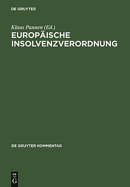 E-Book (pdf) Europäische Insolvenzverordnung von 