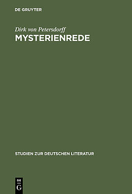 E-Book (pdf) Mysterienrede von Dirk von Petersdorff