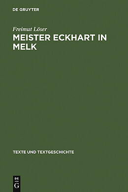 E-Book (pdf) Meister Eckhart in Melk von Freimut Löser