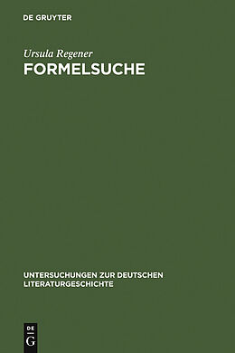 E-Book (pdf) Formelsuche von Ursula Regener