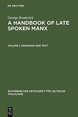 eBook (pdf) Grammar and Text de George Broderick