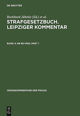 E-Book (pdf) Strafgesetzbuch. Leipziger Kommentar / §§ 80-145d von 
