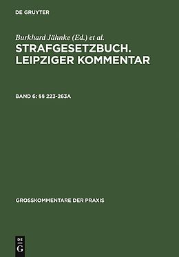E-Book (pdf) Strafgesetzbuch. Leipziger Kommentar / §§ 223-263a von 