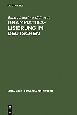 E-Book (pdf) Grammatikalisierung im Deutschen von 
