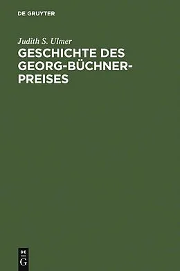 PDF Geschichte des Georg-Büchner-Preises von Judith S. Ulmer