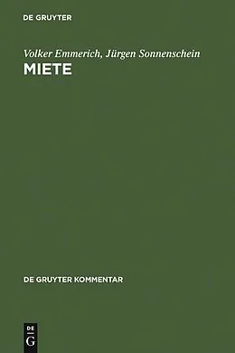 PDF Miete von Volker Emmerich, Jürgen Sonnenschein
